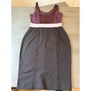 black sleeveless KARDASHIAN COLLECTION fitted bodycon dress size medium